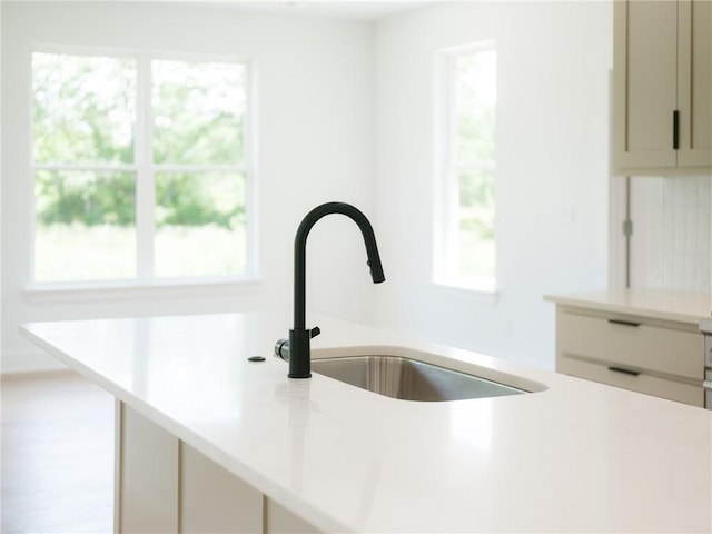 13040 Seba Rd, Centerton, AR 72719 - kitchen view of light countertops and a sink