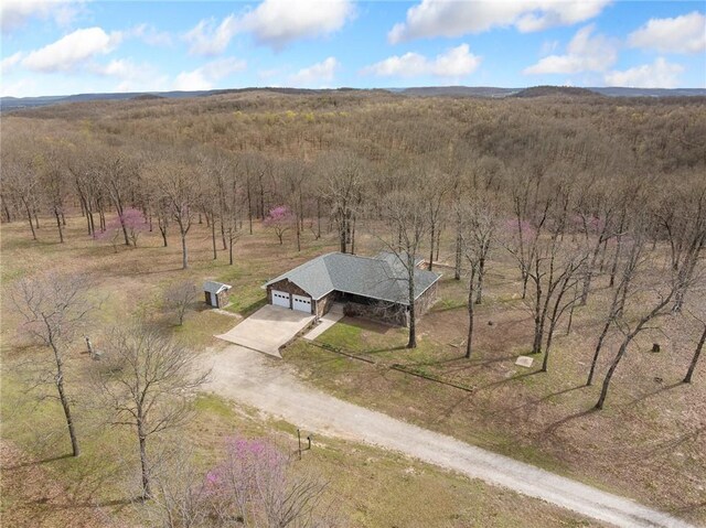 1120 County Road 6012, Berryville, AR 72616 - birds eye view of property featuring a rural view