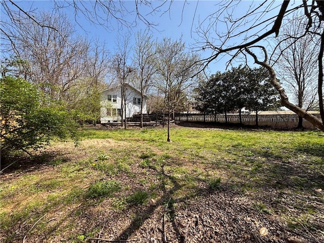 887 S Lt Col Leroy Pond Ave, Fayetteville, AR 72701 - view of yard with fence