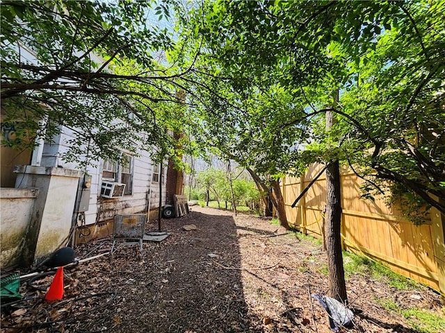887 S Lt Col Leroy Pond Ave, Fayetteville, AR 72701 - view of yard with cooling unit and fence