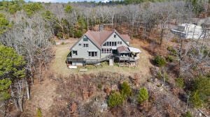 1053 Tucker Mountain Rd, Dover, AR 72837 - aerial view with a wooded view