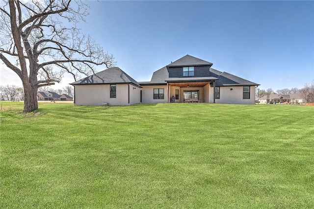 1410 River Point Rd, Fayetteville, AR 72703 - rear view of property with a lawn