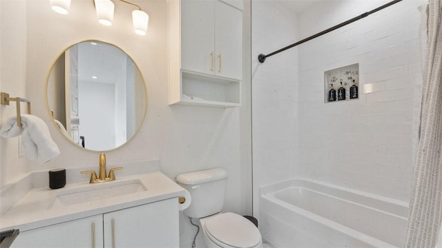 225 SE 7th St, Bentonville, AR 72712 - full bath featuring vanity, toilet, and shower / tub combo