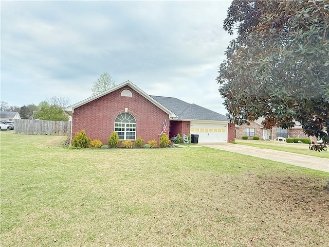 5 Arrowhead Ln, Clarksville, AR 72830 - single story home with driveway, an attached garage, and brick siding