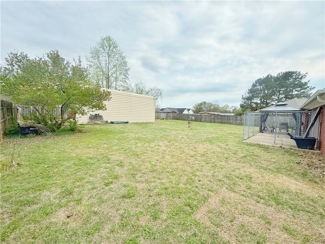 5 Arrowhead Ln, Clarksville, AR 72830 - view of yard with a deck