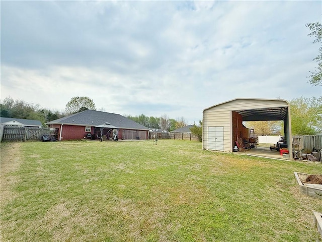 5 Arrowhead Ln, Clarksville, AR 72830 - view of yard with an outbuilding