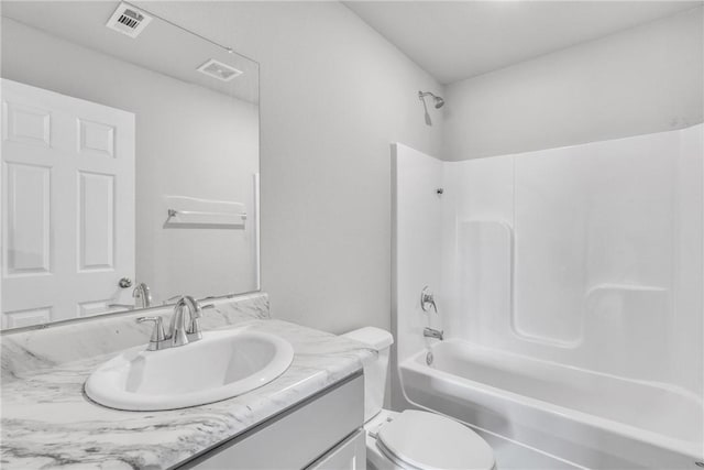 1405 Corsac St, Siloam Springs, AR 72761 - bathroom featuring vanity, toilet, and washtub / shower combination