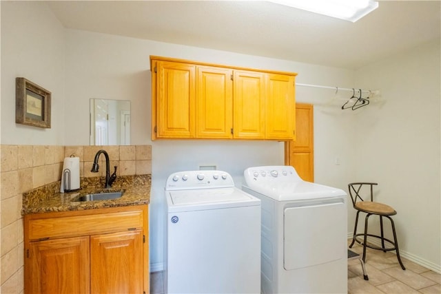 44 Devizis Dr, Bella Vista, AR 72714 - laundry area with cabinet space and washing machine and clothes dryer