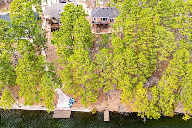 44 Devizis Dr, Bella Vista, AR 72714 - view from above of property featuring a nearby body of water