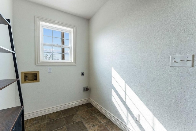 188 Lonestar Rd, Anderson, MO 64831 - washroom featuring electric dryer hookup, baseboards, and washer hookup