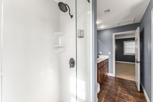 188 Lonestar Rd, Anderson, MO 64831 - full bath with a shower, vanity, baseboards, and toilet