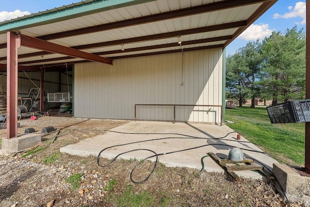 188 Lonestar Rd, Anderson, MO 64831 - view of patio / terrace with an outbuilding
