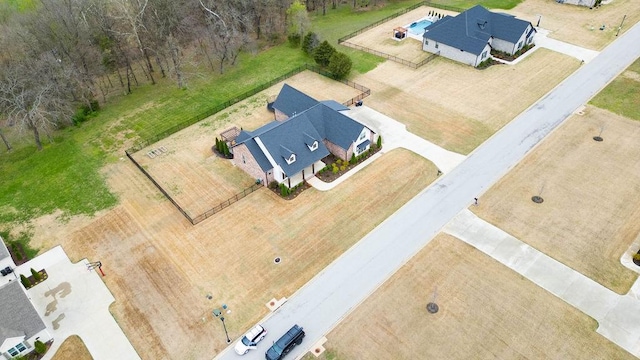 drone / aerial view