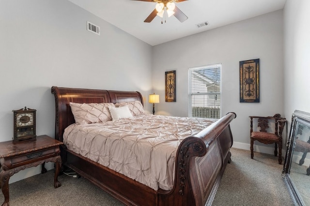 6628 Bernice Ave, Springdale, AR 72762 - bedroom with carpet, baseboards, and ceiling fan