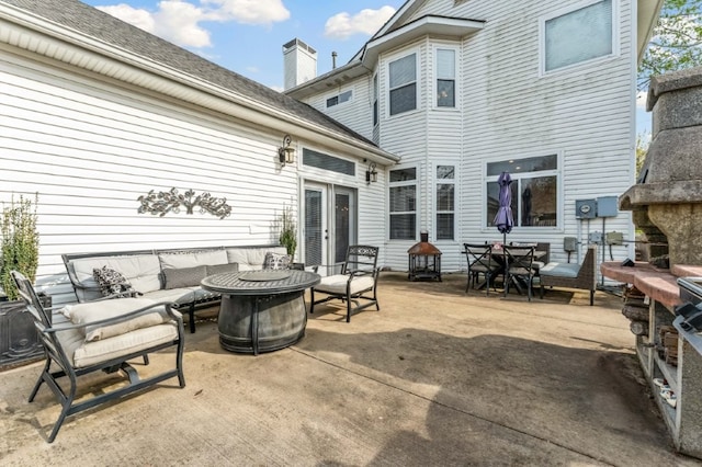 6628 Bernice Ave, Springdale, AR 72762 - view of patio with an outdoor hangout area
