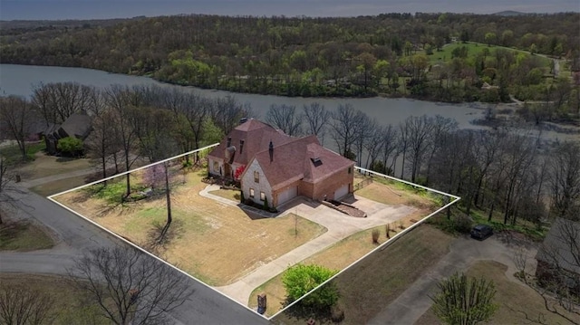 17793 Bluffview Dr, Springdale, AR 72764 - view from above of property featuring property parcel outlined