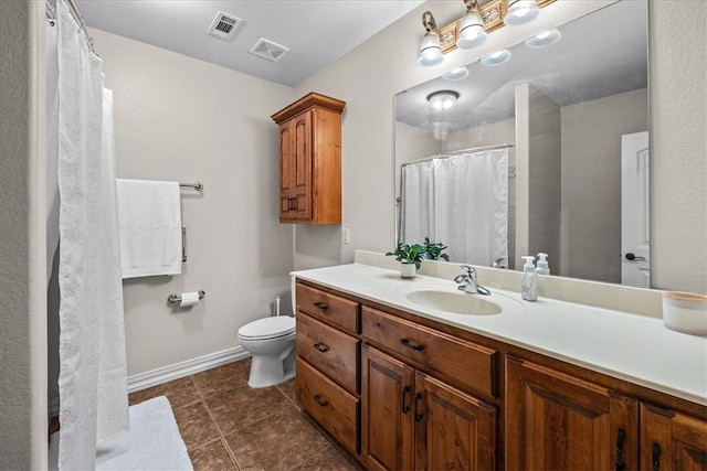 17793 Bluffview Dr, Springdale, AR 72764 - full bath with vanity, a shower with shower curtain, and tile patterned flooring