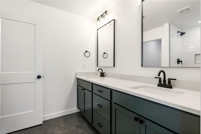 730 N 5th St, Rogers, AR 72756 - bathroom with double vanity and baseboards