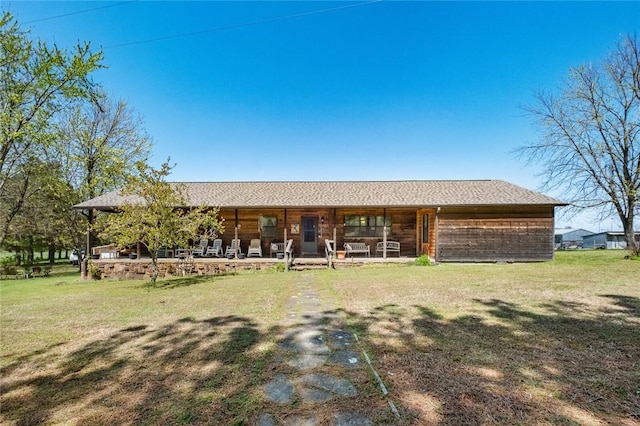 2230 Reed Ave, Springdale, AR 72764 - back of property featuring a yard