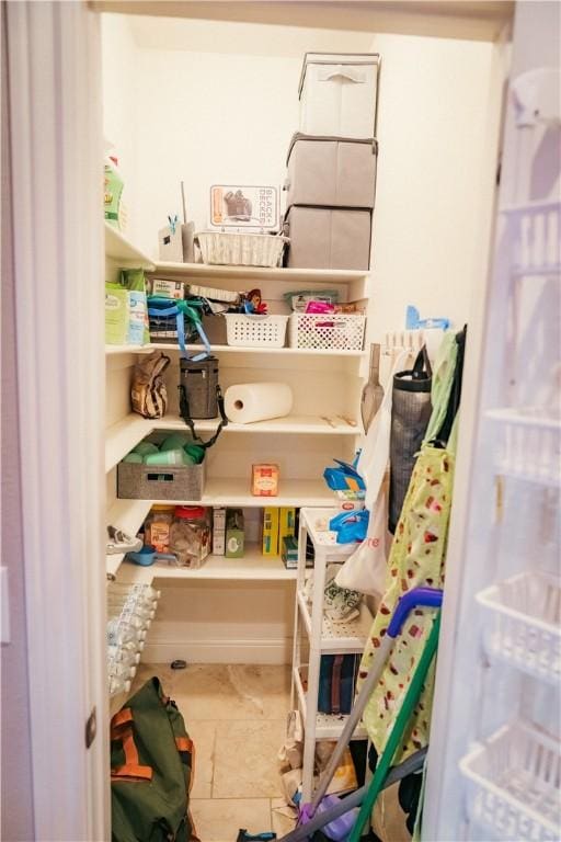 view of storage