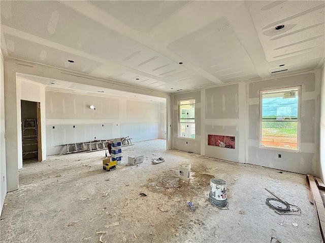 view of unfurnished living room