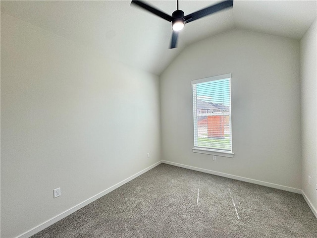 4903 SW Wakanda St, Bentonville, AR 72713 - carpeted spare room featuring lofted ceiling and baseboards