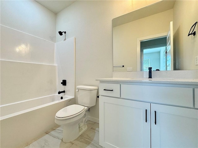 4903 SW Wakanda St, Bentonville, AR 72713 - bathroom featuring marble finish flooring, vanity, and bathing tub / shower combination