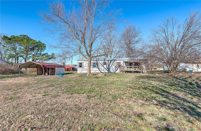 11775 Walters Rd, Bentonville, AR 72712 - view of yard with a detached carport