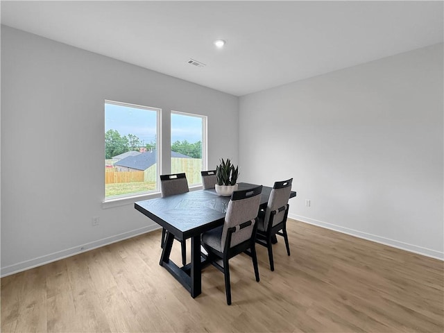 1963 Larkspur St, Springdale, AR 72762 - dining space with light wood-style floors and recessed lighting