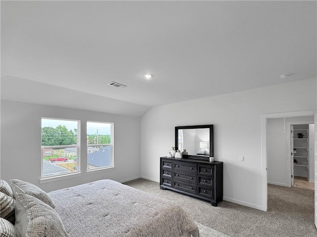 1963 Larkspur St, Springdale, AR 72762 - bedroom with light colored carpet and lofted ceiling