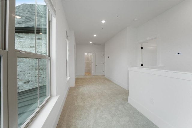 1401 W Brooks Pl, Rogers, AR 72758 - corridor with light colored carpet and recessed lighting