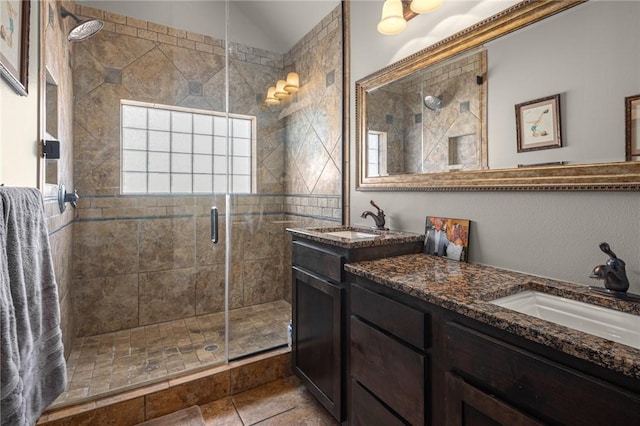 21413 Lakeview Dr, Garfield, AR 72732 - full bathroom with a stall shower and vanity