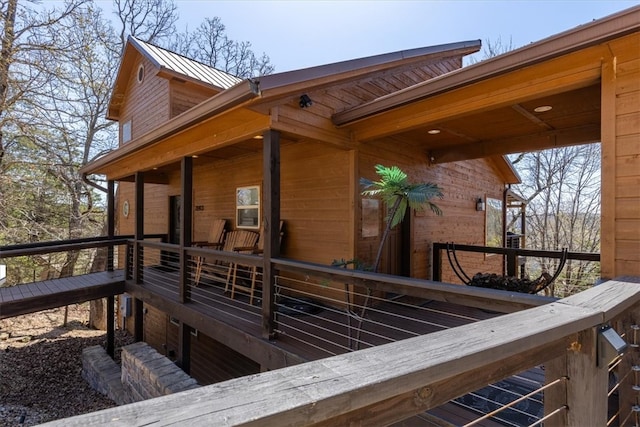 21413 Lakeview Dr, Garfield, AR 72732 - view of wooden terrace
