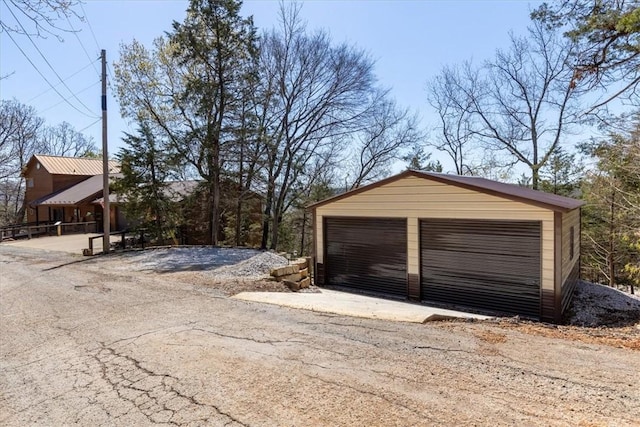 21413 Lakeview Dr, Garfield, AR 72732 - view of detached garage