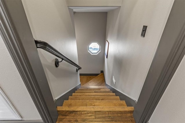 21413 Lakeview Dr, Garfield, AR 72732 - stairs featuring baseboards