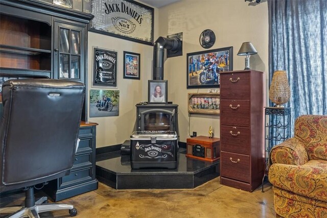 21413 Lakeview Dr, Garfield, AR 72732 - office with concrete flooring