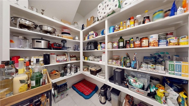 view of pantry