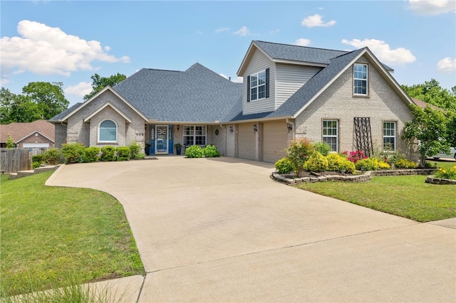 705 SW Maidstone Ave, Bentonville, AR 72712 - traditional-style house with brick siding, driveway, roof with shingles, and an attached garage