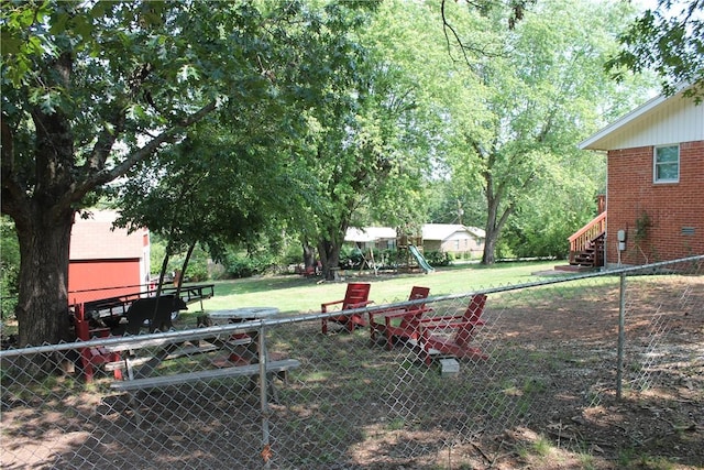 701 Crossbow Rd, Huntsville, AR 72740 - view of yard with a playground