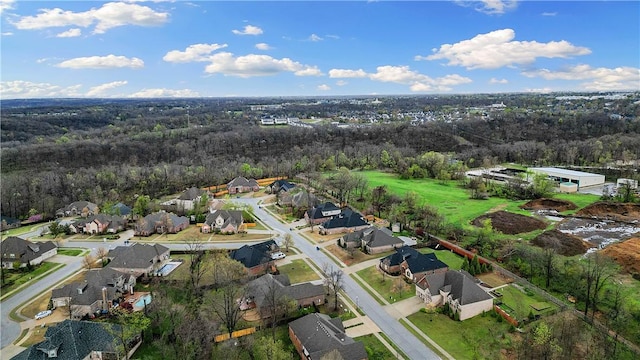 drone / aerial view featuring a residential view