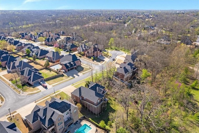 1402 NE Fairwinds Dr, Bentonville, AR 72712 - bird's eye view featuring a residential view