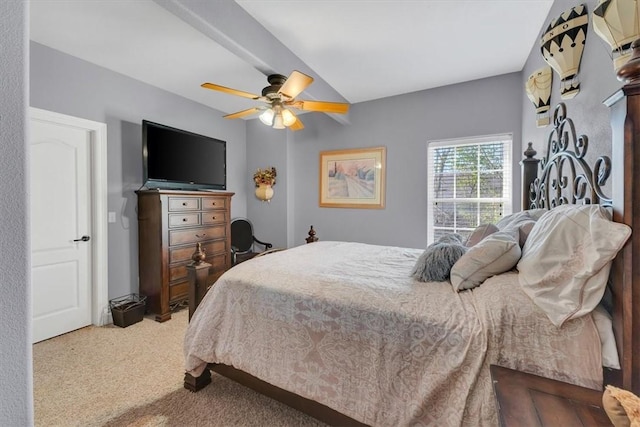 1402 NE Fairwinds Dr, Bentonville, AR 72712 - bedroom with a ceiling fan and carpet