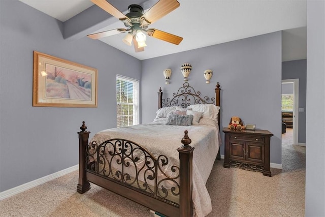 1402 NE Fairwinds Dr, Bentonville, AR 72712 - carpeted bedroom featuring baseboards and a ceiling fan