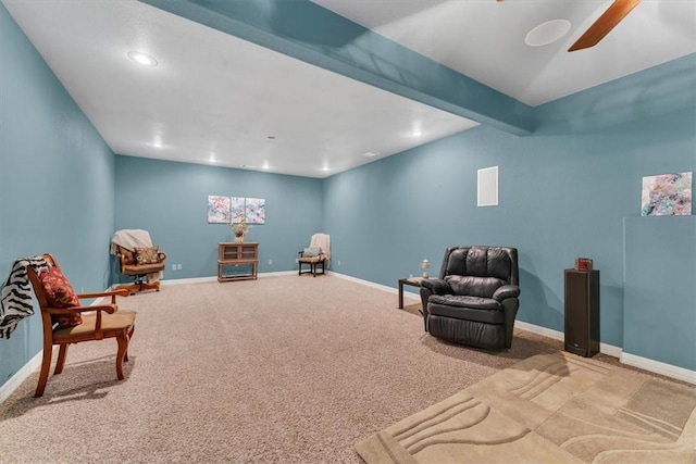 1402 NE Fairwinds Dr, Bentonville, AR 72712 - living area with carpet and baseboards