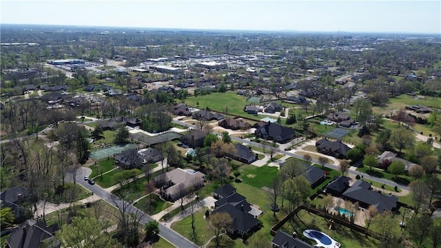 aerial view featuring a residential view