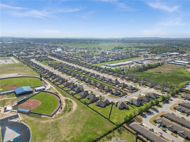 birds eye view of property featuring a residential view