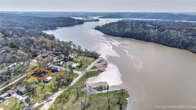 10093 Oklahoma Dr, Rogers, AR 72758 - aerial view with a water view