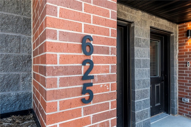 details with brick siding