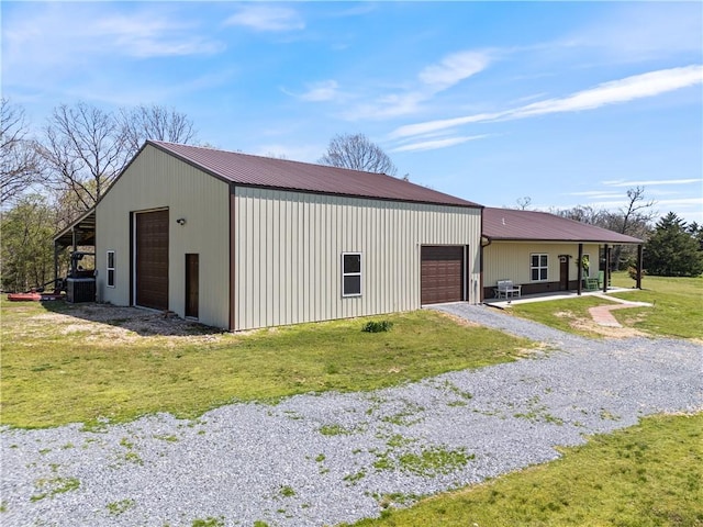 view of outbuilding