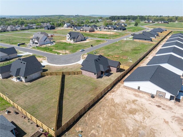 1900 Yellowstone Dr, Barling, AR 72923 - bird's eye view featuring a residential view